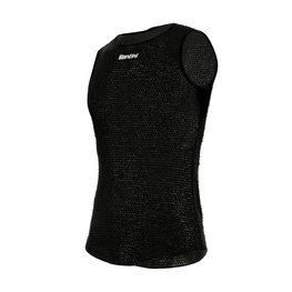 SANTINI Kurzarm Fahrrad-Shirt - ALPHA - Schwarz