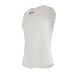 SANTINI Kurzarm Fahrrad-Shirt - ALPHA - Weiß