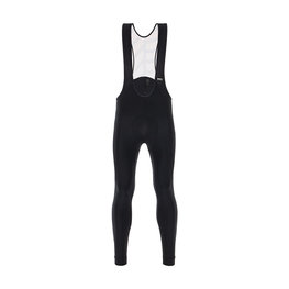 SANTINI Lange Fahrradhose mit Trägern - SVOLTA WINTER - bordeaux/Schwarz