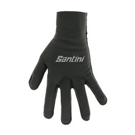 SANTINI Langfinger-Fahrradhandschuhe - WIND VEGA - Schwarz