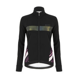 SANTINI Fahrrad-Thermojacke - CORAL RAGGIO LADY - Schwarz/Rosa