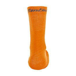 SANTINI Klassische Fahrradsocken - WOOL - Orange