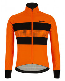 SANTINI Fahrrad-Thermojacke - COLORE BENGAL WINTER - Orange