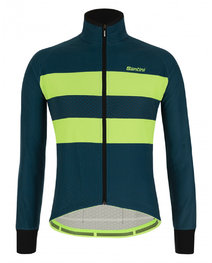 SANTINI Fahrrad-Thermojacke - COLORE BENGAL WINTER - Blau