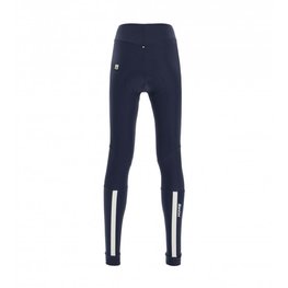 SANTINI Lange Fahrradhose ohne Träger  - ALBA WINTER LADY - Blau