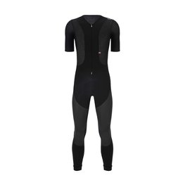 SANTINI Lange Fahrradhose mit Trägern - VEGA DRY - Schwarz/Anthrazit