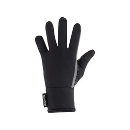 SANTINI Langfinger-Fahrradhandschuhe - ADAPT - Schwarz