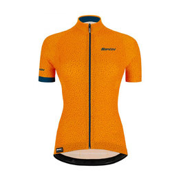 SANTINI Kurzarm Fahrradtrikot - GIADA HIP LADY - Orange