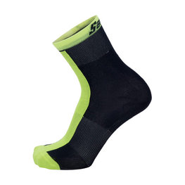 SANTINI Klassische Fahrradsocken - ORIGINE WINTER - Gelb/Schwarz