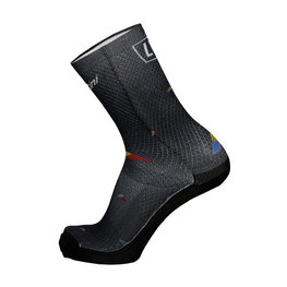 SANTINI Klassische Fahrradsocken - LA VUELTA 2018 - Schwarz