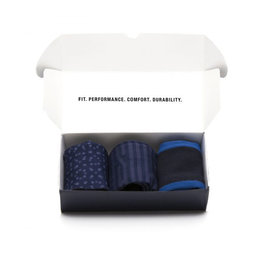 SANTINI Klassische Fahrradsocken - MIX SOXBOX - Schwarz/Blau