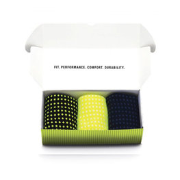 SANTINI Klassische Fahrradsocken - ORIGINE SOXBOX - Gelb/Schwarz