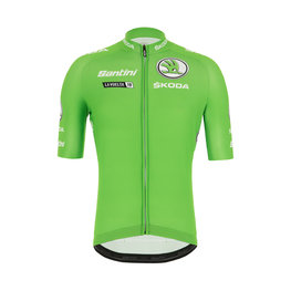 SANTINI Kurzarm Fahrradtrikot - LA VUELTA 2019 - Grün