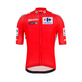 SANTINI Kurzarm Fahrradtrikot - LA VUELTA 2019 - Rot
