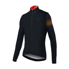 SANTINI Langarm Fahrradtrikot für den Winter - LA VUELTA '20 WINTER - Schwarz