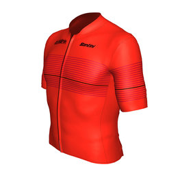 SANTINI Kurzarm Fahrradtrikot - LA VUELTA 2020 - Rot