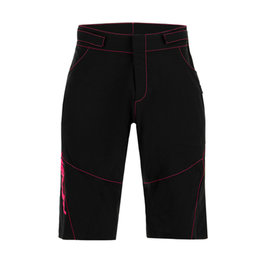 SANTINI Fahrradshorts ohne Träger - SELVA MTB LADY - Schwarz/Rosa