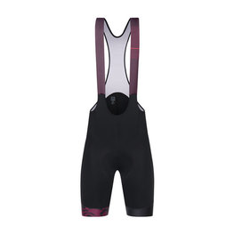 SANTINI Kurze Fahrradhose mit Trägern - LA VUELTA 2018 - Schwarz/Lila