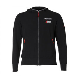 SANTINI Kapuzenpullover - TREK-SEGAFREDO 2018 - Schwarz
