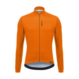 SANTINI Langarm Fahrradtrikot für den Winter - CLASSE WNT - Orange