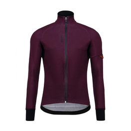 SANTINI Winddichte Fahrradjacke - BETA RAIN - bordeaux/Schwarz