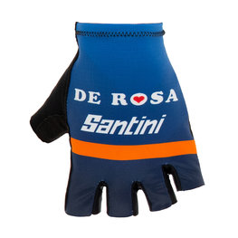 SANTINI Fingerlose Fahrradhandschuhe - DE ROSA 2019 - Blau