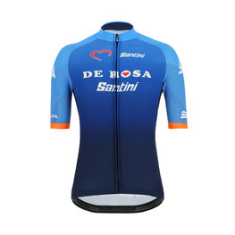 SANTINI Kurzarm Fahrradtrikot - DE ROSA 2019 - Blau
