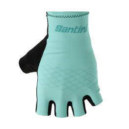 SANTINI Fingerlose Fahrradhandschuhe - REDUX  - Hellblau