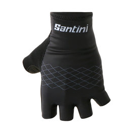SANTINI Fingerlose Fahrradhandschuhe - REDUX - Schwarz