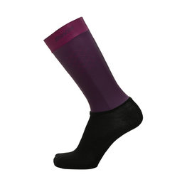 SANTINI Klassische Fahrradsocken - REDUX - Schwarz/bordeaux