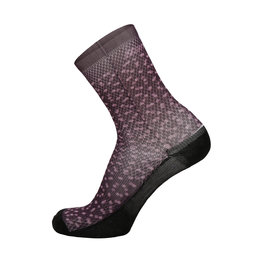 SANTINI Klassische Fahrradsocken - SLEEK99  - bordeaux/Schwarz