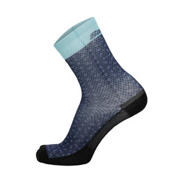 SANTINI Klassische Fahrradsocken - SLEEK99  - Schwarz/Blau