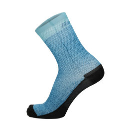 SANTINI Klassische Fahrradsocken - RITMO - Schwarz/Blau