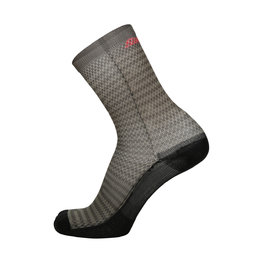 SANTINI Klassische Fahrradsocken - SOFFIO  - Schwarz/Grün