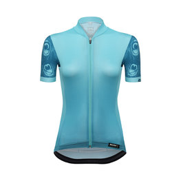 SANTINI Kurzarm Fahrradtrikot - VOLO LADY - Blau