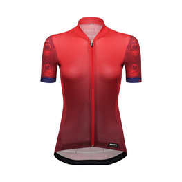 SANTINI Kurzarm Fahrradtrikot - VOLO LADY - Rot