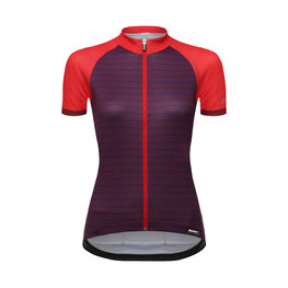 SANTINI Kurzarm Fahrradtrikot - RITMO LADY - Rot