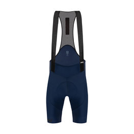 SANTINI Kurze Fahrradhose mit Trägern - TONO PURO - Blau