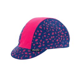 SANTINI Fahrradmütze - GIADA HIP - Rosa/Blau