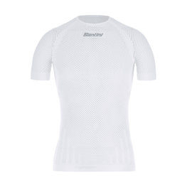 SANTINI Kurzarm Fahrrad-Shirt - RETE - Weiß