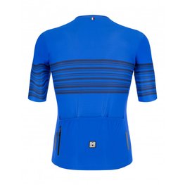 SANTINI Kurzarm Fahrradtrikot - TONO PROFILO - Blau
