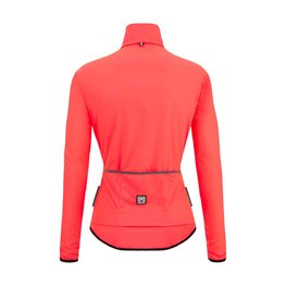 SANTINI Winddichte Fahrradjacke - NEBULA WINDPROOF W - Rosa