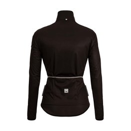 SANTINI Winddichte Fahrradjacke - NEBULA - Schwarz