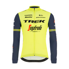 SANTINI Langarm Fahrradtrikot für den Winter - TREK 2020 WINTER - Gelb/Schwarz