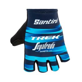 SANTINI Fingerlose Fahrradhandschuhe - TREK 2020 LADY - Blau/Schwarz
