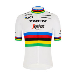 SANTINI Kurzarm Fahrradtrikot - TREK SEGAFREDO 2020 - Weiß