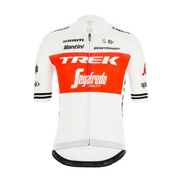 SANTINI Kurzarm Fahrradtrikot - TREK 2019 SLEEK99 - Weiß/Rot