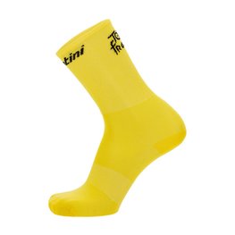 SANTINI Klassische Fahrradsocken - TOUR DE FRANCE 2024 - Gelb
