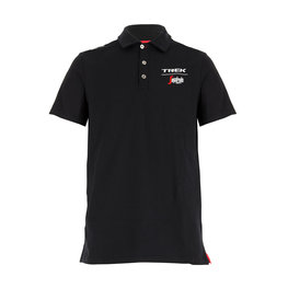 SANTINI Kurzarm Fahrrad-Shirt - TREK 2019 POLO - Schwarz