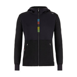 SANTINI Kapuzenpullover - UCI GROOVE - Schwarz